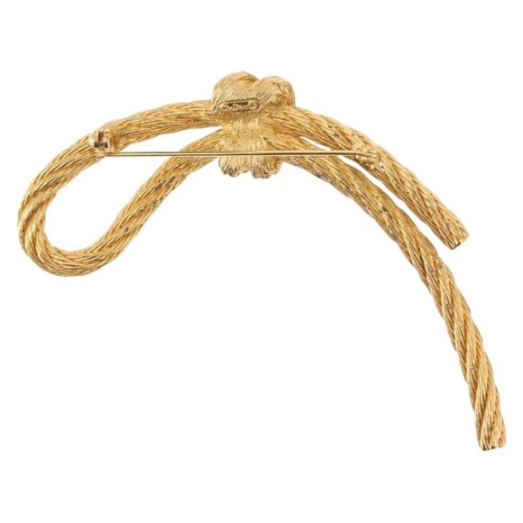 Christian Dior Brooch metal Gold Tone Auth bs30302 - Picture 3 of 5